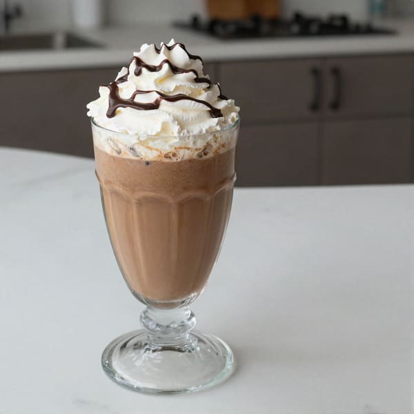 Iced mocha frappé