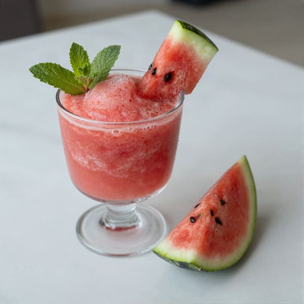 Watermelon mint frosty
