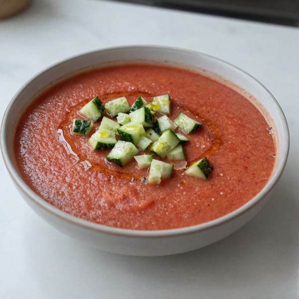 Chilled gazpacho