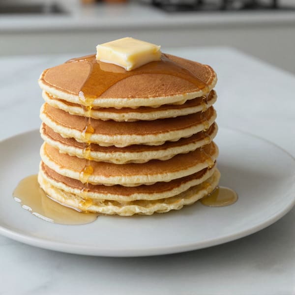 Fluffy blender pancakes