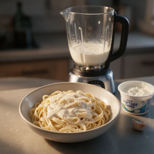 30 g protein cottage cheese Alfredo