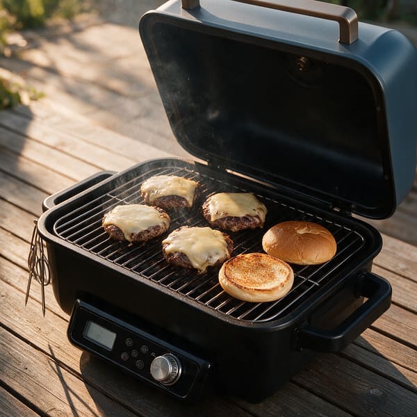 Classic backyard burgers