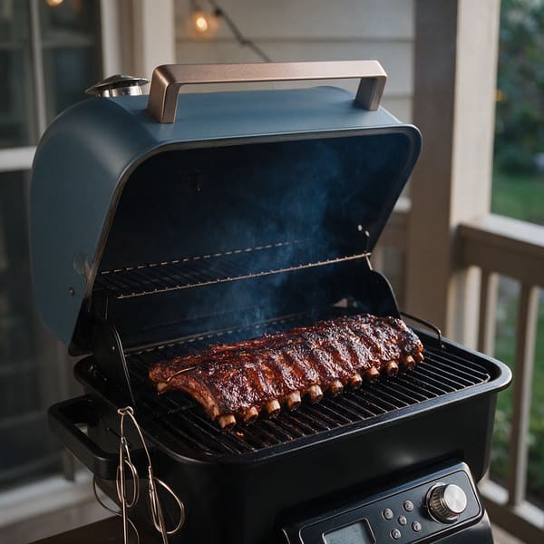 Smoked baby back ribs