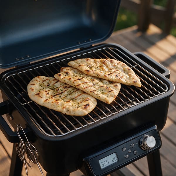 Garlic herb flatbread