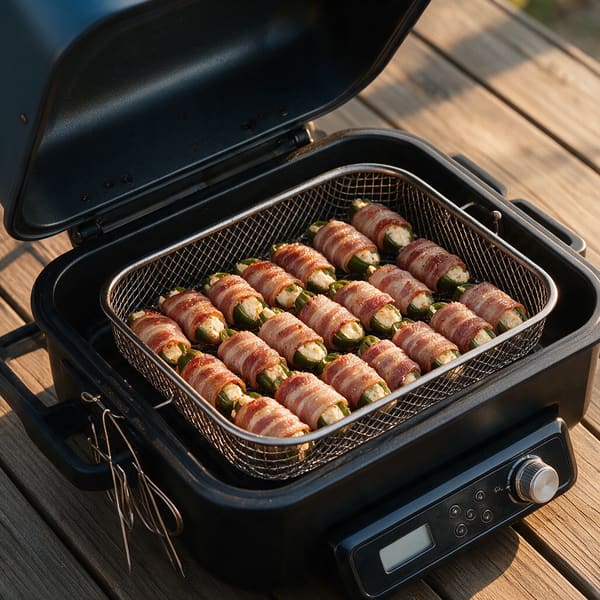 Bacon jalapeño poppers