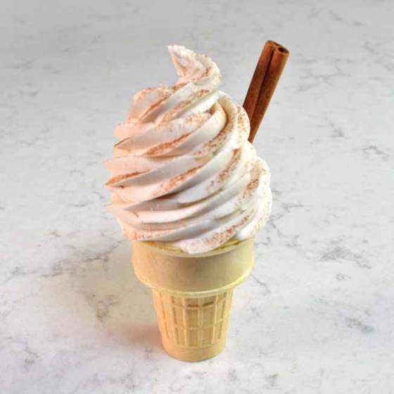 Dairy-free chai soft serve