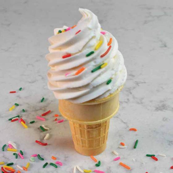 Birthday cake frozen yogurt