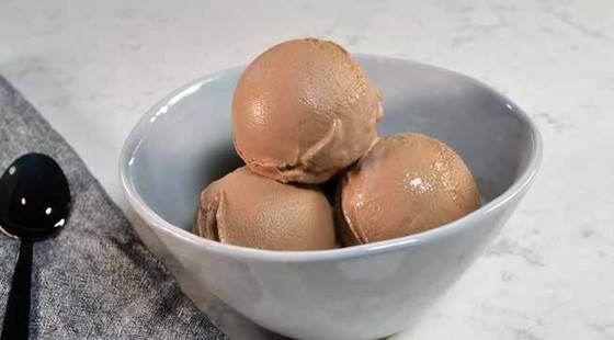 Chocolate protein ice cream