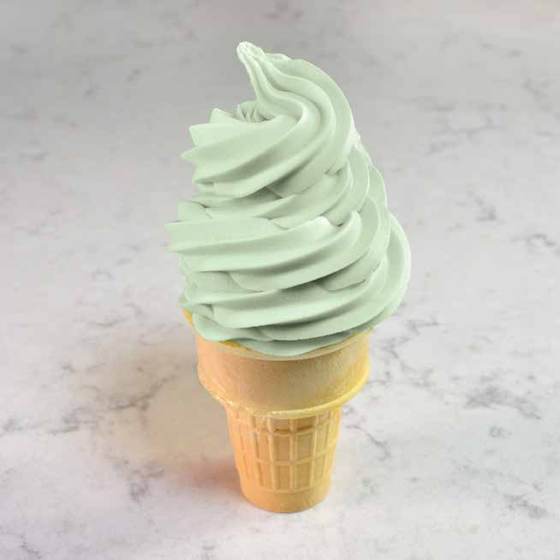 Pistachio protein soft serve