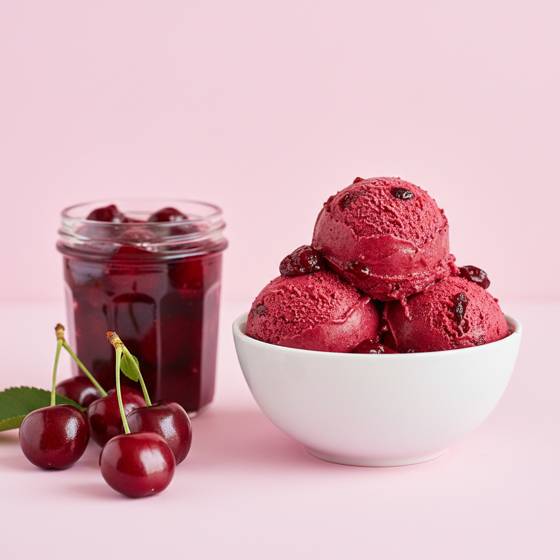 Pie filling sorbet