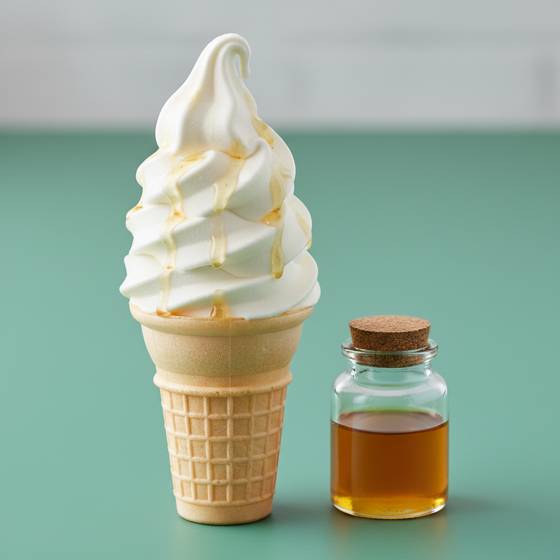 Light vanilla soft serve