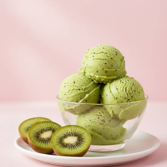 Kiwi sorbet