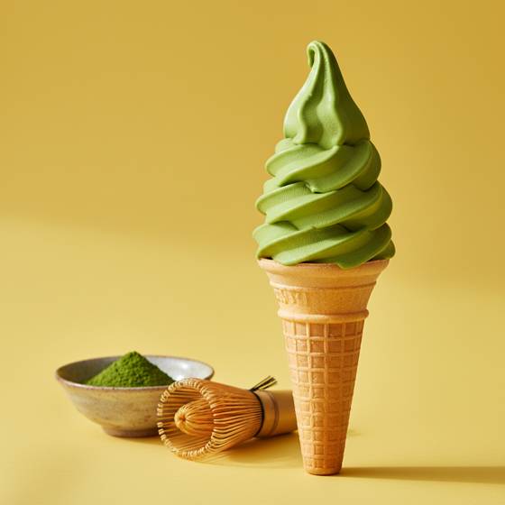 Matcha soft serve