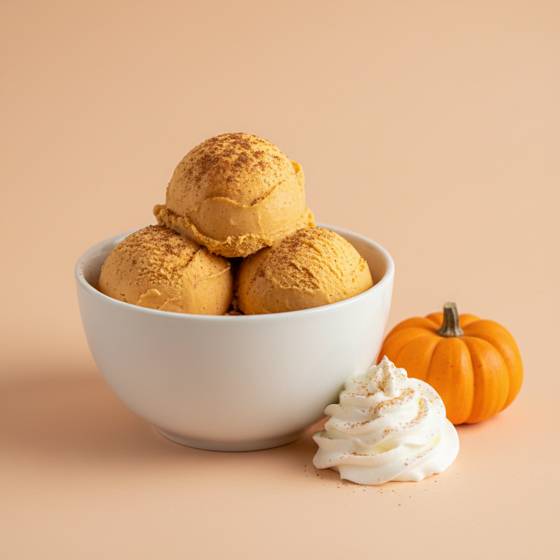 Pumpkin pie ice cream
