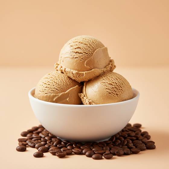Coffee ice cream