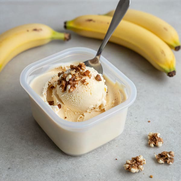 Banana bread protein ice cream
