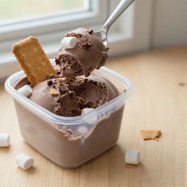 S'mores protein ice cream
