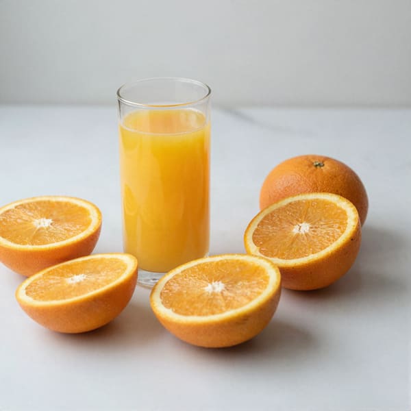 Fresh-pressed OJ