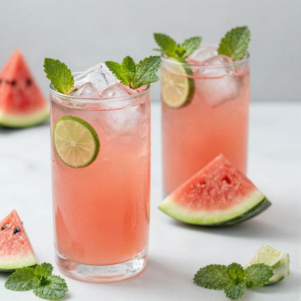 Watermelon lime fresca