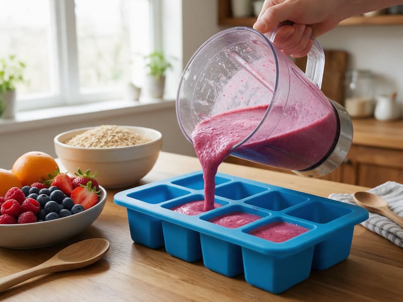 Step 2: Freezer smoothie pucks (5 mornings)