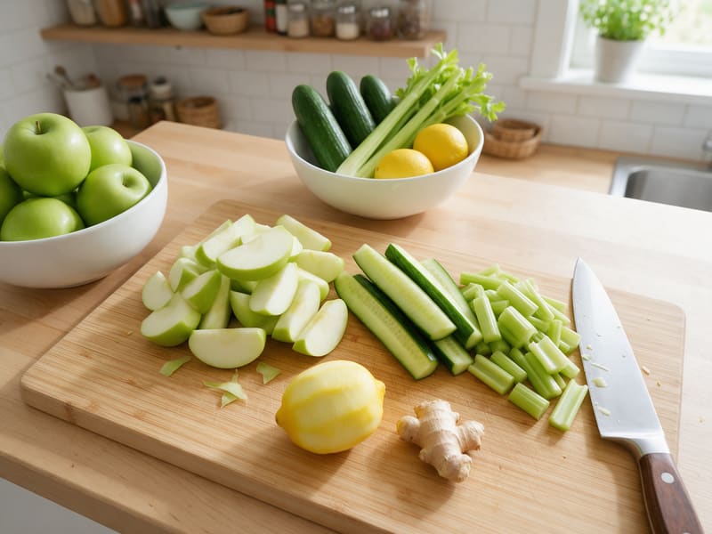 Step 1: Kale roll-up mean green